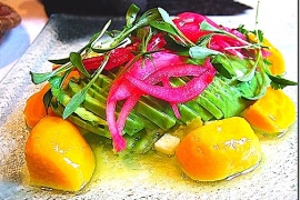 Golden Beet Avocado Salad