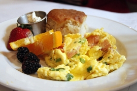 Salmon Scrambled Eggs @Cafe Deluxe