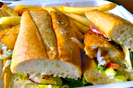 Lawson's Fish Sandwich 
