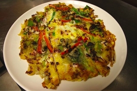 Korean Seafood Pancake @ Moa Korean
