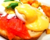 Cafe deluxe Salmon Eggs Benedict